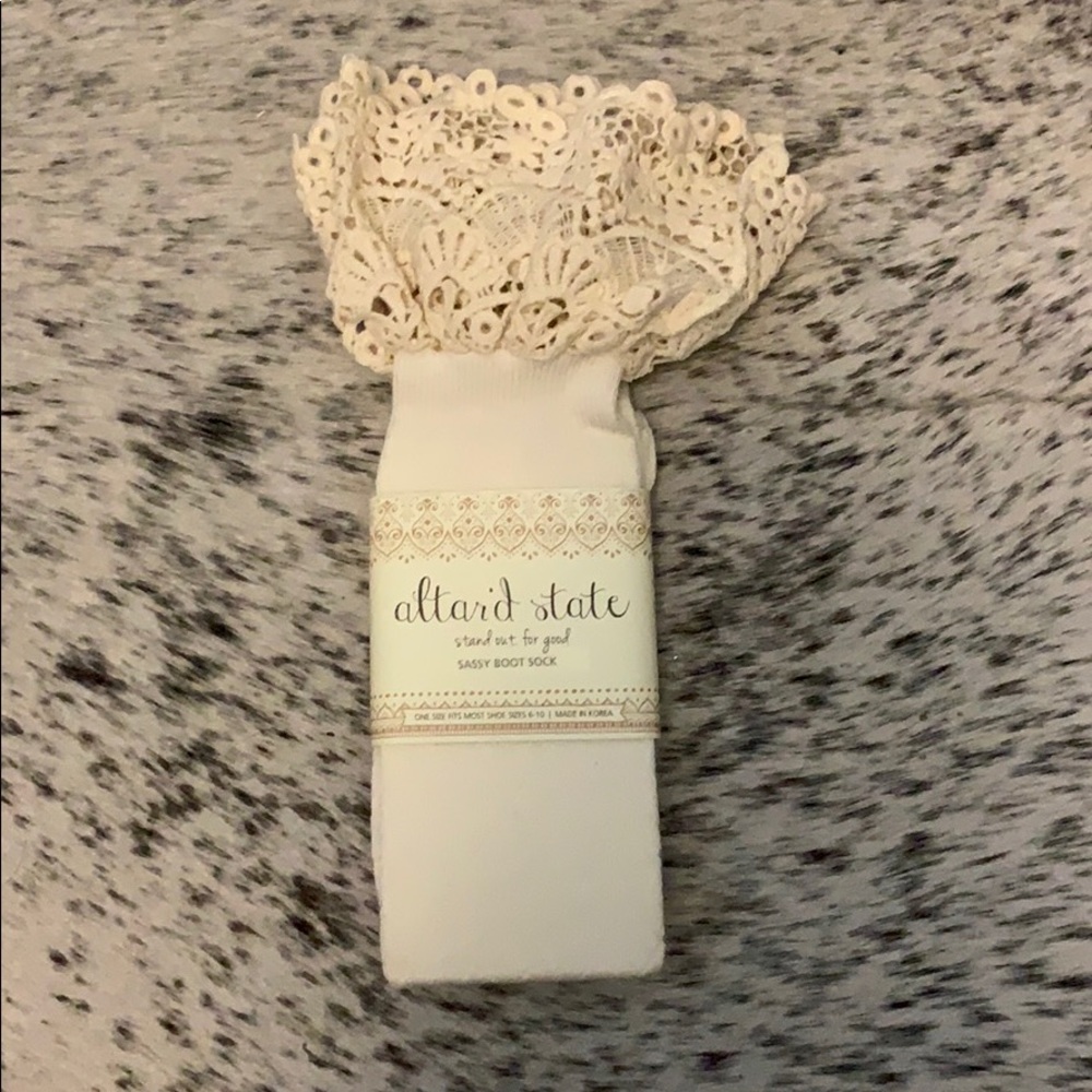 Altar’d State boot socks with lace